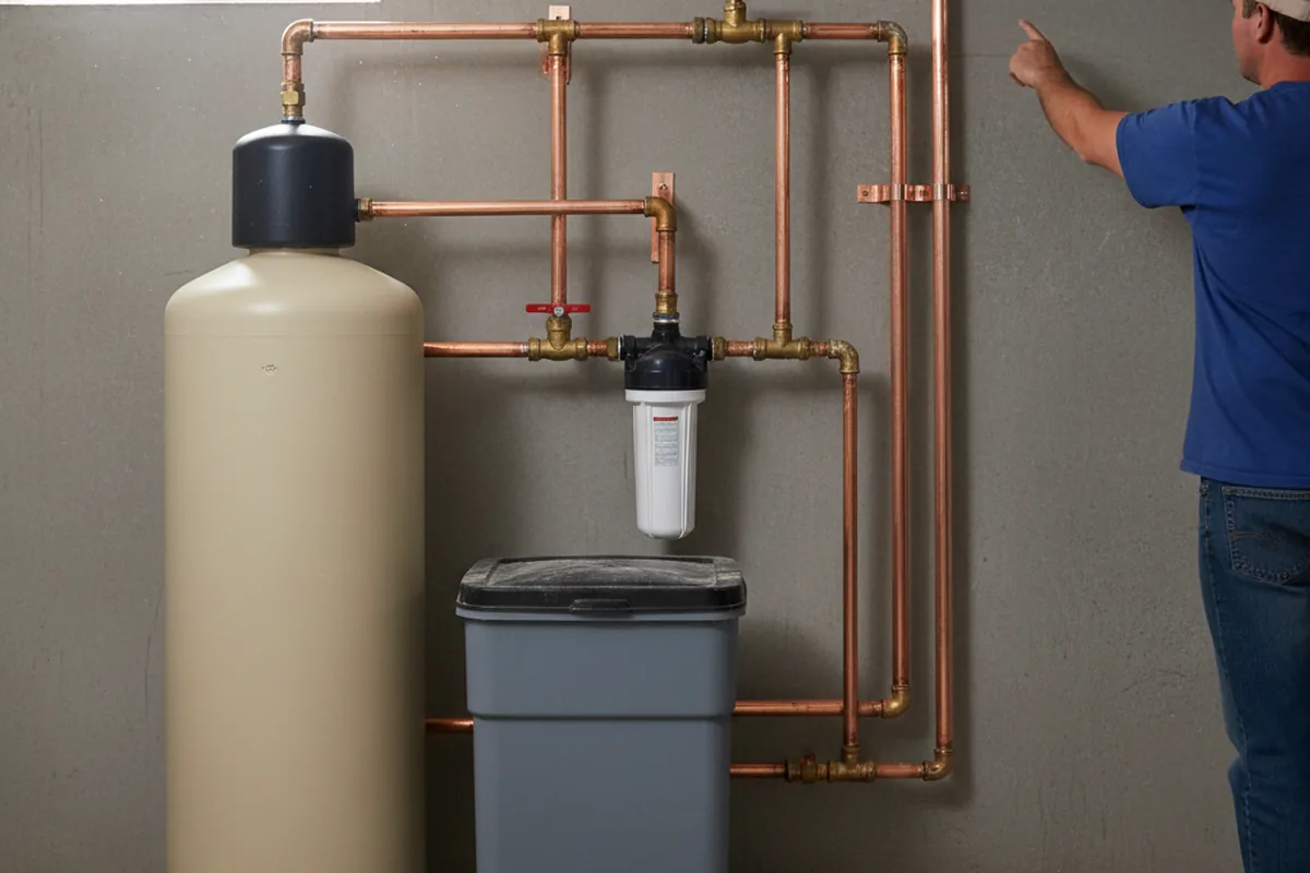 Whole-house water treatment system installed in Nilwood